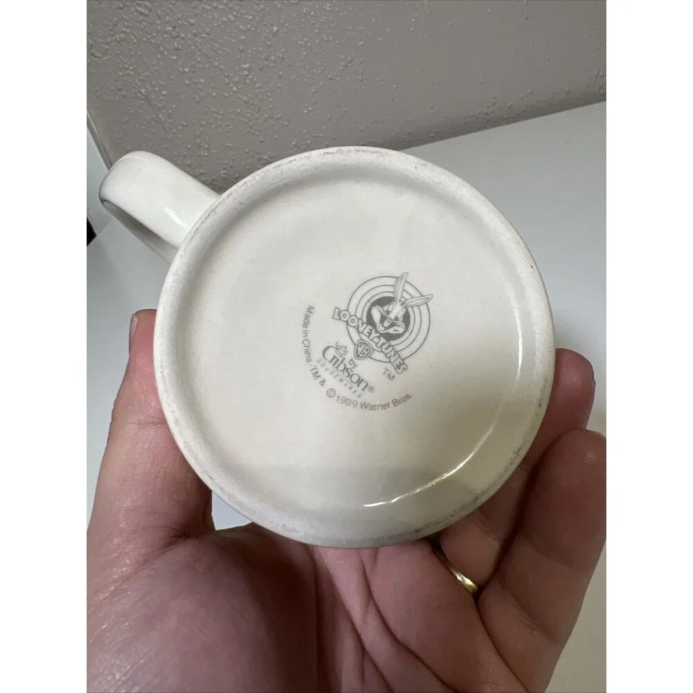 Vtg 1999 Tweety Bird Looney Tunes Ceramic Mug Warner Brothers Collectible Gibson